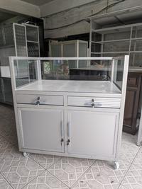 Gambar MEJA KASIR RAK KASIR ALUMUNIUM TEBAL dari FC furniture_NEW undefined 1 Tokopedia