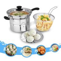 Gambar PANCI 3 IN 1 KUKUS GORENG REBUS - DEEP FRYER 3IN1 MULTIFUNGSI - Panci Shabu dari Cherise Store undefined 4 Tokopedia