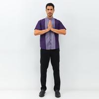 Gambar Odza Classic Baju Koko Muslim Kemeja Lengan Pendek Pria Batik Vikal A - M dari Odza Classic undefined 5 Tokopedia