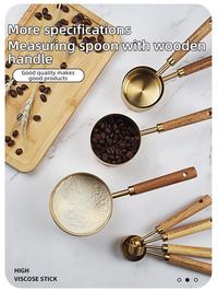 Gambar Sendok Takar Ukur Cup Measuring Spoon 4 PCS L  - Golden - Besar dari piepiebakewareofficial undefined 1 Tokopedia