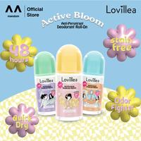 Gambar LOVILLEA Active Bloom Anti-perspirant Deodorant Roll-On Soft Powdery dari Mandom Indonesia undefined 3 Tokopedia