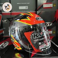Gambar Helm Half Face Anak Anak KYT Venom Open Junior Polos Solid - Aqua Blue, M dari Sun Helmet undefined 4 Tokopedia