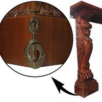 Gambar 110mm Plat Kuningan Hias Pojok / Solid Brass Skiffers / Brss Corner Protector - DCR1270 / Stacked Shell Spiral / Antique Brass dari Heritage Brass undefined 4 Tokopedia