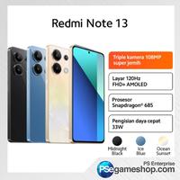 Gambar Xiaomi Redmi Note 13 4G | Redmi Note 13 8/256 GB Garansi Resmi - Black dari PS Enterprise Official undefined 1 Tokopedia