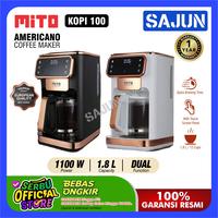 Gambar MITO Coffee Maker Digital 1.8L KOPI-100 Mesin Kopi Double Heating - Putih dari Sajun Electronic Tangerang undefined 1 Tokopedia
