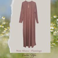 Gambar [NWT] BELLEZASH Noir Abaya Gamis - Flamingo Size M dari Daalia Style undefined 1 Tokopedia