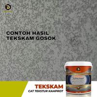 Gambar Cat Tekstur Pasir - 5 Kg | Tekskam Kamprot | Tekskam Gosok | Kamproll - Super White dari Decopaint Makassar undefined 4 Tokopedia