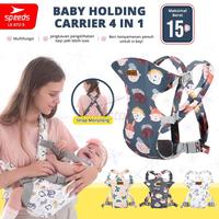 Gambar `` Gendongan Bayi Hipseat 4in1 Gedongan Bayi Baby Carrier Depan Bahan - 072-2 ABU dari Duta Fishing undefined 2 Tokopedia