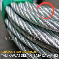 Gambar Kawat Tali Seling baja galvanis 1 2 3 4 5 6 8 10 12 mm kabel sling - 3mm, 10 Meter dari Hibrid tecnique undefined 5 Tokopedia