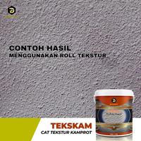 Gambar Cat Tekstur Pasir - 5 Kg | Tekskam Kamprot | Tekskam Gosok | Kamproll - Super White dari Decopaint Makassar undefined 3 Tokopedia