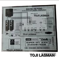 Gambar DMS 5700 KIT AKTIVE SPEAKER AMPLIFIER AUDIO SURROUND DOLBY 5.1 2.1 3 5 sound sistem dari lasman toji undefined 4 Tokopedia