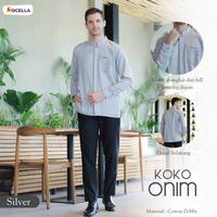 Gambar Baju Koko Muslim Pria Dewasa Lengan Panjang Ukuran Jumbo By Rocella - Butter Cream, S-M dari Rocella Store ID undefined 3 Tokopedia