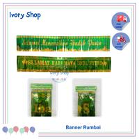 Gambar Banner Rumbai Idul Fitri Lebaran Ied Puasa Ramadhan Hijau Kuning - Lebaran dari Ivoryshopbdg undefined 1 Tokopedia