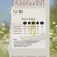 Gambar [NWT] BELLEZASH Noir Abaya Gamis - Flamingo Size M dari Daalia Style undefined 4 Tokopedia