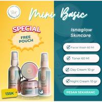 Gambar ISNA GLOW PAKET BASIC MINI 100% ORIGINAL BPOM &HALAL - BASIC HIJAU dari DISTRIBUTOR SKINCARE 1 undefined 3 Tokopedia