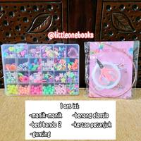 Gambar beads craft set / meronce manik / DIY Beads jewelry membuat perhiasan - G dari Littleonebooks undefined 4 Tokopedia