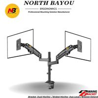 Gambar bracket monitor 22"-32 North bayou NB-H180 dual screen gas spring - H100.22" 32" dari Cawang Bracket Tv undefined 3 Tokopedia