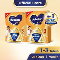 Gambar Paket 2 - Bebelac 3 Vanila Susu Pertumbuhan Bubuk 400 GR dari Bebelac Shop undefined 4 Tokopedia