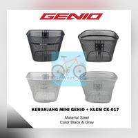 Gambar Keranjang Sepeda Mini Dewasa Besi Genio Hitam Grey | High Quality - Hitam dari GoWezt.ID undefined 1 Tokopedia
