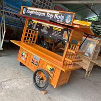 Gambar Gerobak Takoyaki model jepang / gerobak angkringan jepang / Gerobak dari Wijaya Mebel Gerobak undefined 2 Tokopedia