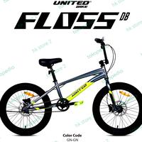 Gambar sepeda bmx 20 inch united FLOSS DB - GY.BK.RD dari Hk store2 undefined 1 Tokopedia