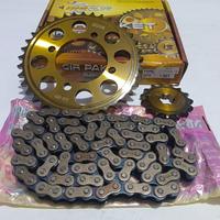 Gambar GIR SET PAKET RANTAI GEAR RX KING NEW dari Online Mart Variasi Motor undefined 2 Tokopedia