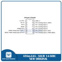 Gambar ATTINY44 ATTINY44A ATTINY 44 SSUR SMD tinyAVR Microcontroller dari WNT Electronics undefined 2 Tokopedia