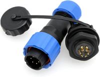 Gambar SD16 Waterproof Socket Aviation Male Plug + Female Mounting Jack 2P-9P - 7P dari Rajacell Bekasi undefined 3 Tokopedia