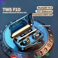 Gambar Headset Earphone Bluetooth TWS F9/F10 9d 5.9 LED Display SMART TOUCH - Tws F9 -F10 dari FSP Elektro undefined 1 Tokopedia