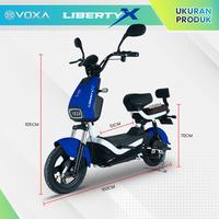 Gambar Liberty X Sepeda Listrik 500WATT Murah Dewasa Anak Terbaru Hitam 48V 12AH Motor 500W Speedometer Digital Remote Alarm Garansi 1 Tahun - Putih dari Voxa Sepeda Listrik undefined 4 Tokopedia