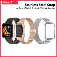 Gambar Stainless Steel Strap Redmi Watch 1/2 Lite & 3 Active Generation - B-Silver, RW 1 Lite dari iKee Amo undefined 1 Tokopedia