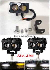 Gambar Lampu Tembak Laser LED SQL 2 Mata High Low 12V-24V UNIVERSAL dari Berjaya Autolight Medan undefined 1 Tokopedia