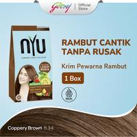 Gambar NYU Creme Hair Colour Pewarna Rambut - Coppery Brown - 1 pcs dari godrejindonesia undefined 2 Tokopedia