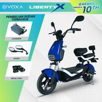 Gambar Liberty X Sepeda Listrik 500WATT Murah Dewasa Anak Terbaru Hitam 48V 12AH Motor 500W Speedometer Digital Remote Alarm Garansi 1 Tahun - Putih dari Voxa Sepeda Listrik undefined 3 Tokopedia