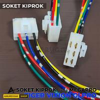 Gambar Soket Regulator Kiprok Megapro Vixion Tiger / Socket Kiprok 5 Kabel dari aNursyam undefined 1 Tokopedia
