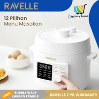 Gambar RAVELLE Digital Pressure Panci Presto Memasak Mengukus Multifungsi - PressureCook 3L dari Memory Toserba undefined 4 Tokopedia