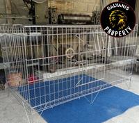 Gambar KANDANG AYAM BESI GALVANIS / KANDANG BOX AYAM LIPAT P150L80T80cm - dengan alas dari GALVANIS PROPERTY undefined 1 Tokopedia