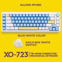 Sades Ryunix XO 723 / XO-723 Triple Mode Wireless Gaming Keyboard 65% Layout 72 Keys RGB LED Hotswappable - foto 7