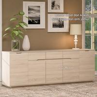 Gambar [INSTANT] MELODY FERE SIDEBOARD 240 BUFET BUFFET CABINET RIAS 3 LACI - TANPA RAKIT dari Center Plus Shop undefined 3 Tokopedia