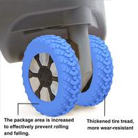 Gambar cover ban roda wheel koper suitcase silikon rubber karet pelindung - ORANGE 4PCS dari Viaofficialshop1 undefined 2 Tokopedia