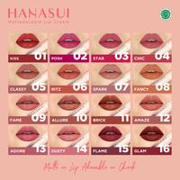 Gambar Lip Cream HANASUI Mattedorable Lipstik Cair - 02 POSH dari fourpl4y store undefined 1 Tokopedia