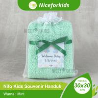 Gambar Souvenir Handuk Pouch Souvenir Lahiran Bayi Pernikahan Ulang Tahun - LIGHT YELLOW dari Niceforkids undefined 3 Tokopedia