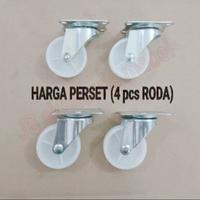 Gambar RODA CASTER 2" NYLON PUTIH.. HARGA PERSET dari JB aksesoris mebel undefined 2 Tokopedia