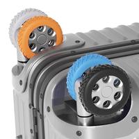 Gambar cover ban roda wheel koper suitcase silikon rubber karet pelindung - ORANGE 4PCS dari Viaofficialshop1 undefined 4 Tokopedia