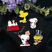 Gambar Pin Enamel Snoopy anjing putih | Badge Brooch Aksesoris Bros - Tipe C dari Alunna Shelf undefined 1 Tokopedia