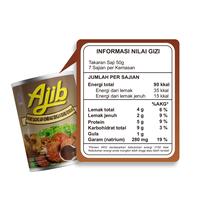 Gambar AJIB KORNET SAPI BUMBU RENDANG 340gr - BUY 2 GET 1 FREE dari Menara Food undefined 2 Tokopedia