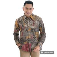 Gambar Atasan kemeja pria batik selena seragam kantor kondangan wisuda jumbo - XL dari Bharatabatik99 undefined 1 Tokopedia