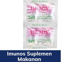Gambar IMUNOS SUPLEMEN MAKANAN KESEHATAN TABLET PER SRIP TERMURAH TERJAMIN dari PEDAGANG OBAT undefined 3 Tokopedia