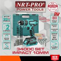Gambar Bor Baterai Cordless Impact 20V NRT PRO DC 340 DC340 (1 BATERAI)NRTPRO dari KBStoolsmakassar undefined 3 Tokopedia