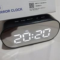 Gambar Jam Meja Digital Alarm LED Mirror Clock - Putih-Hitam dari Souvenia Center undefined 4 Tokopedia